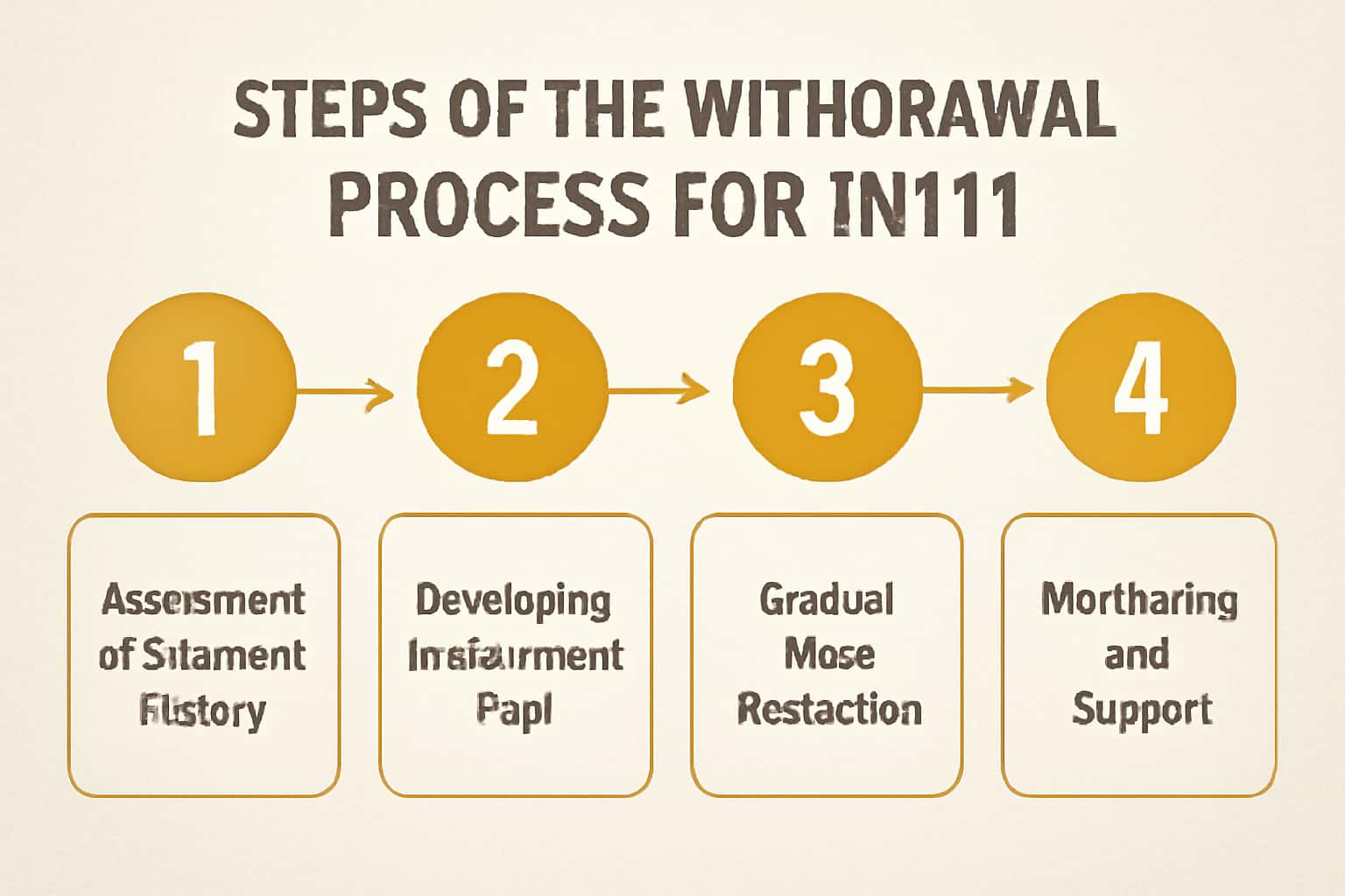 Visual representation of the withdrawal process for IN111.