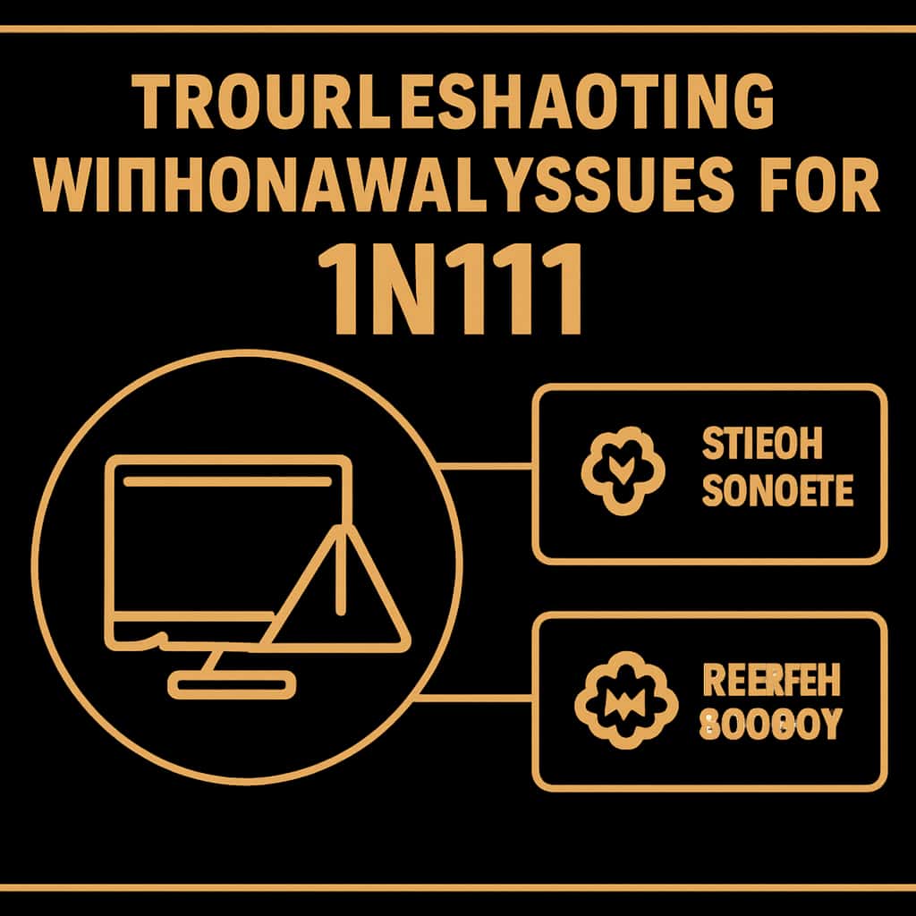 Illustration of withdrawal troubleshooting steps for IN111.